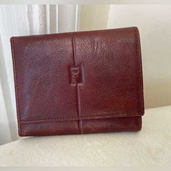 Dior Rich Brown Leather Wallet